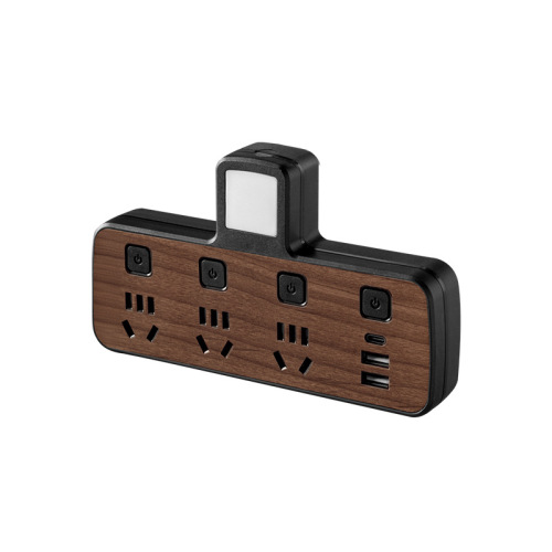One-turn multi-plug multi-function USB night light conversion socket row plug split hole multi-switch wireless plug-in wiring board