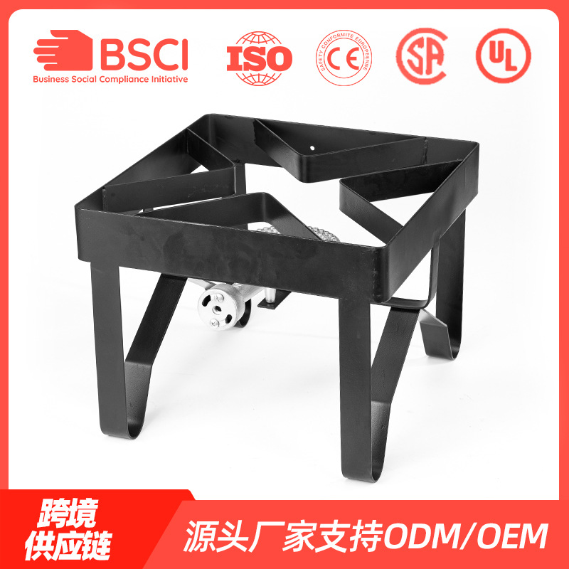 欧美现货节能煤气灶液化气天然气便携式露台炊具亚马逊北美减压阀