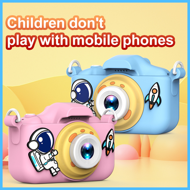 Nueva cámara para niños transfronteriza Mini pequeño único backshot divertido dibujos animados fotografía digital video cámara para niños
