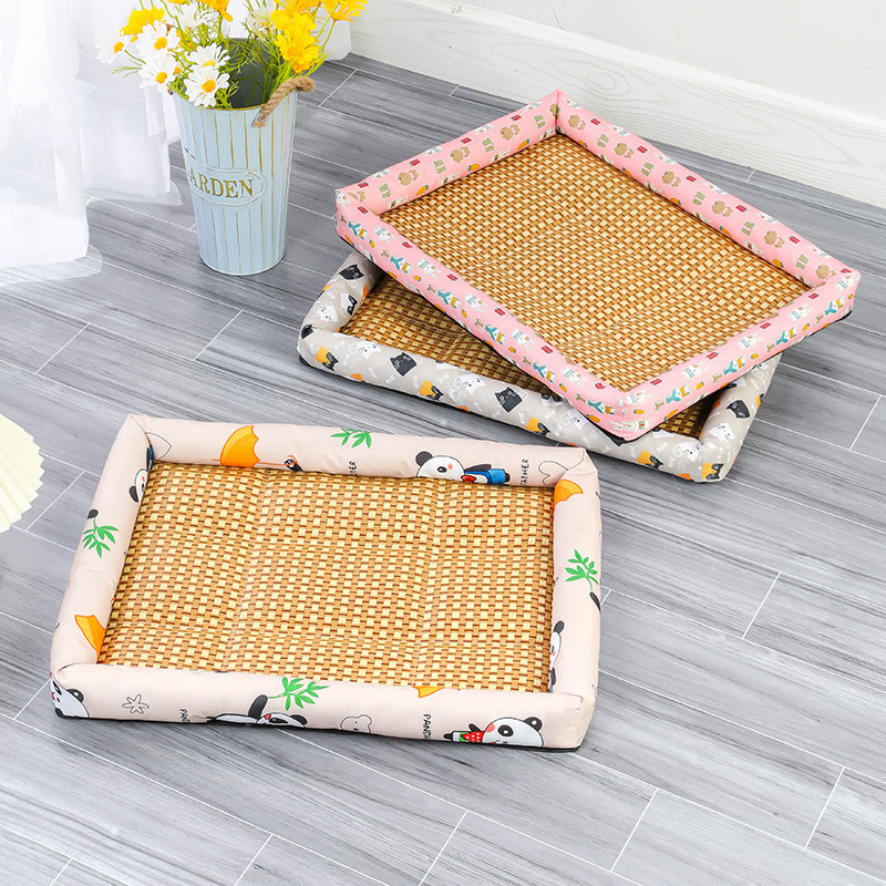 Straight Ice Summer Cat and Nest Pet Dog Bed Cool Mat_voghion.com