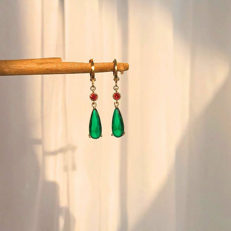 (Cross-border trading), accessory emerald, earrings, ear clips, wish