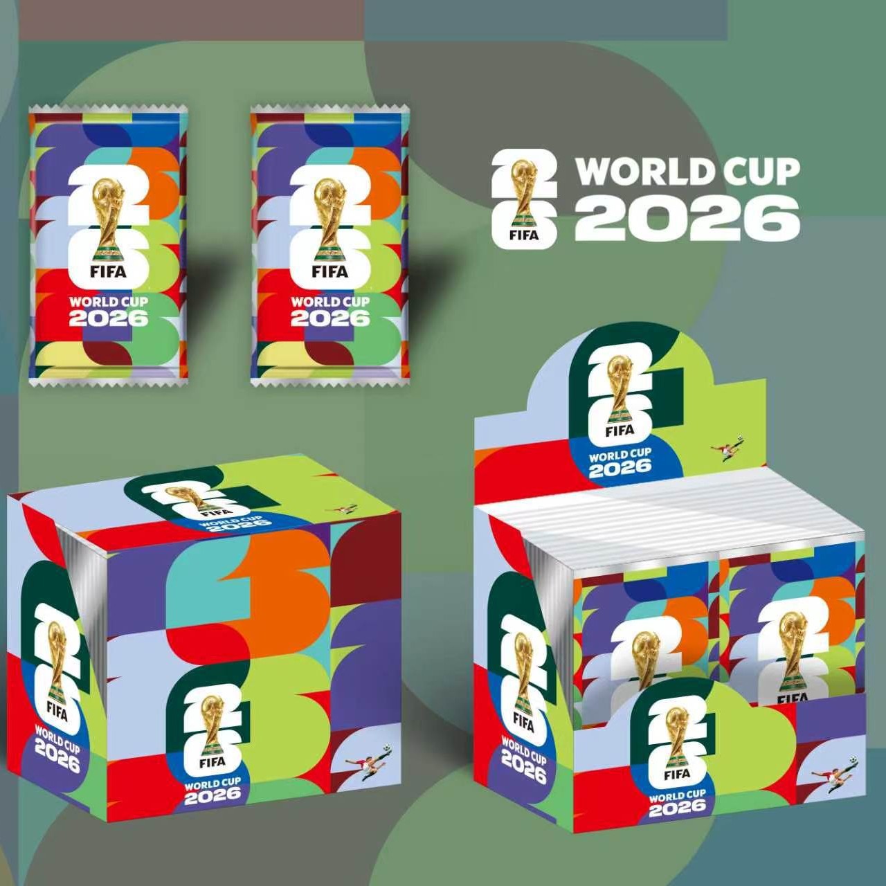 New 2026 World Cup Football Card Stars C. Ronaldo And Messi...