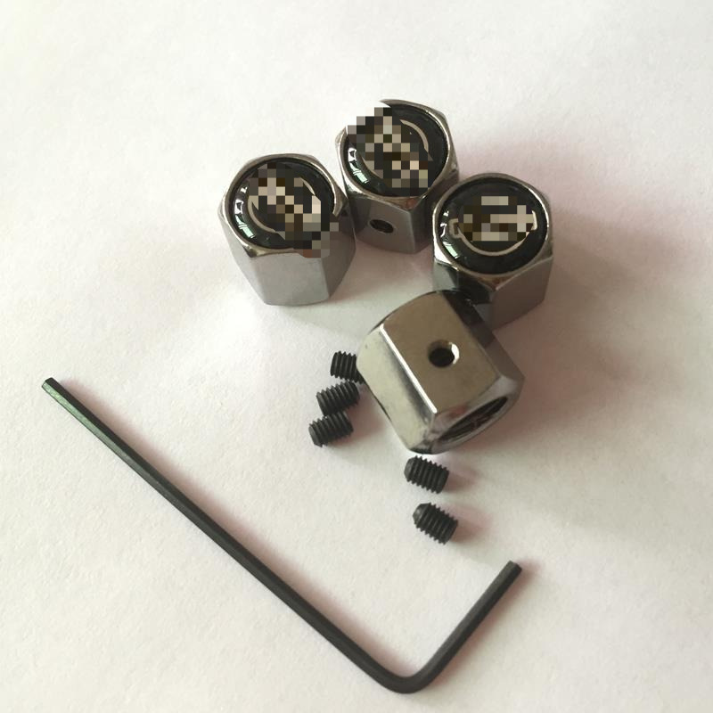 Tapa de Válvula para Neumáticos de Acero Inoxidable Antirrobo para Autos image 13