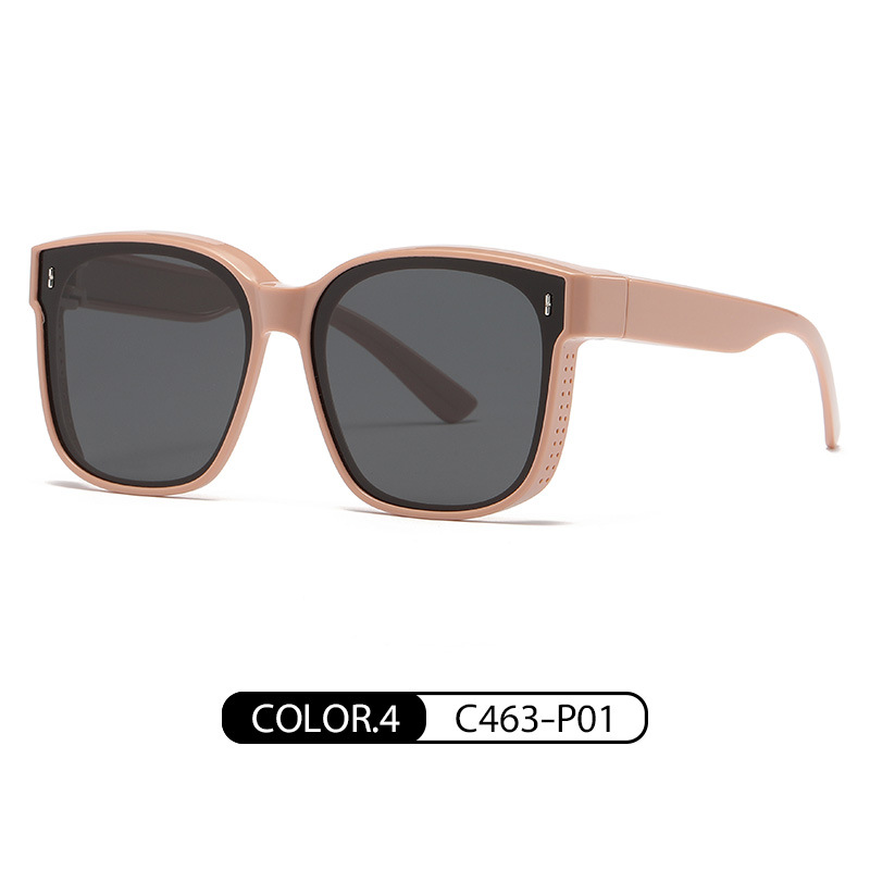 Tiktok mismo estilo gafas polarizadas TR90 conducción especial transpirable agujero miopía gafas hombres y mujeres mismo estilo gafas de sol polarizadas