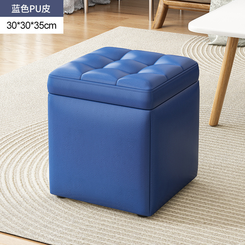 Taburete de almacenamiento, taburete de almacenamiento, puede sentarse en la puerta de la casa, probador de zapatos, banco de sofá pequeño, taburete de cambio de zapatos multifuncional