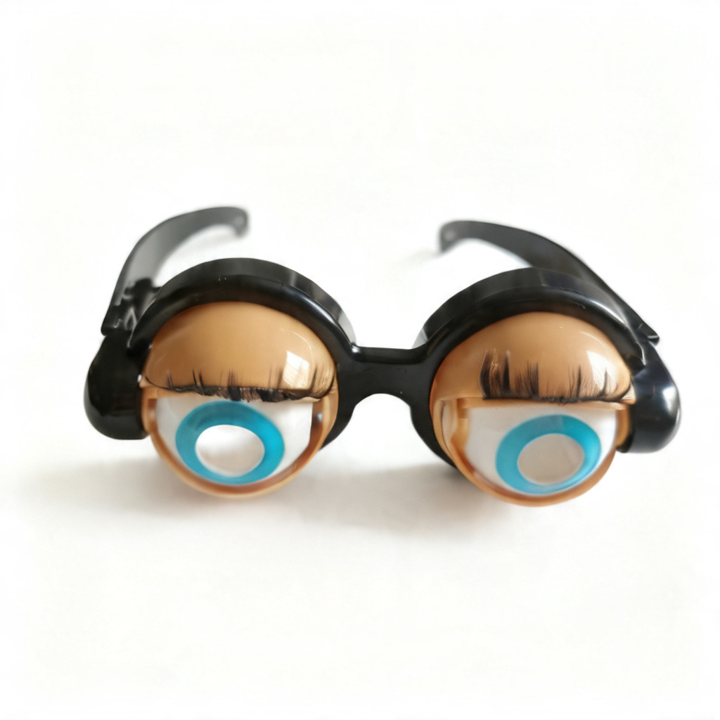 Tiktok mismo ojos locos novela creativa divertido gafas de los niños juguetes transfronterizos truco al por mayor