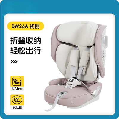 Portable Child Safety Seat for: Other vehicle seats - first-peach-powder-seatbelt-edition