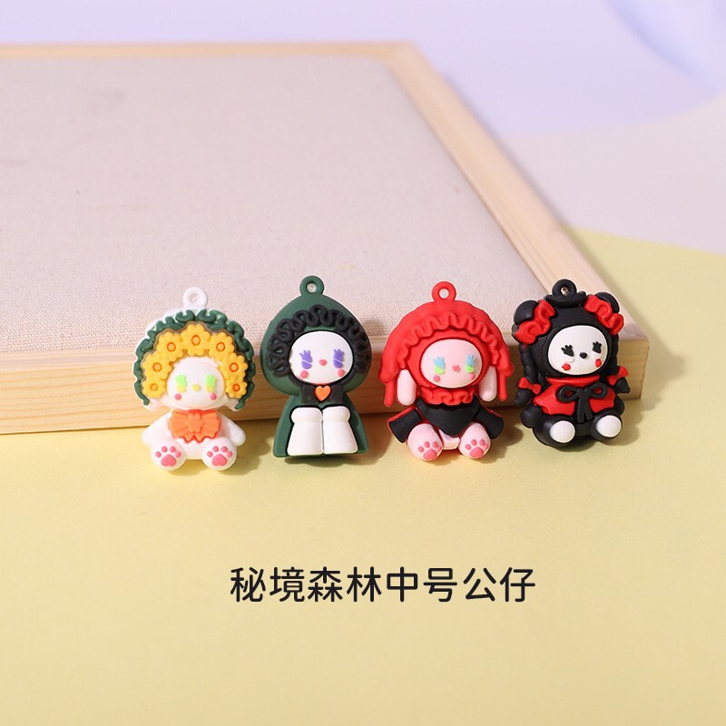 卡通公仔钥匙扣蛋仔派对三丽鸥pvc小礼品挂件盲盒配件DIY公仔|undefined