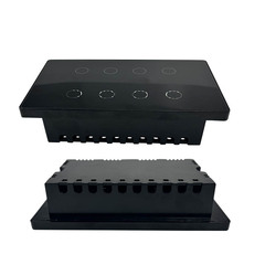 86 touch switch housing smart home light control switch housing 8-way live and neutral wire switch housing