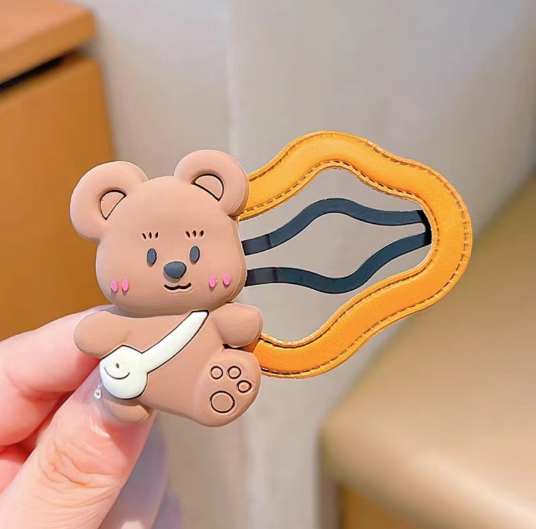 Niños Kuromi nubes clip de cabello niñas frises laterales tarjetas de cabello rotas niñas tocado de cabeza pequeña cabeza detrás del clip de acabado