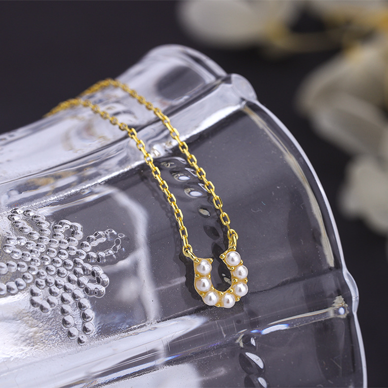 Luxuriöse Magnet-perlenkette Für Damen Elegantes Perlen-collier_voghion.com