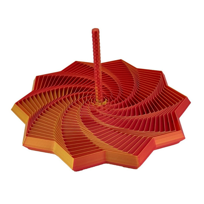 3d打印带手柄的十角边指尖解压玩具Expanded Sensory Fidget Star|undefined