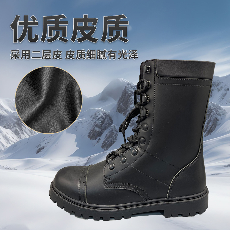 Botas de entrenamiento de primavera y otoño para hombres, botas tácticas de alta altura, botas de montaña al aire libre, botas Martin antideslizantes, botas de combate ligeras a pie