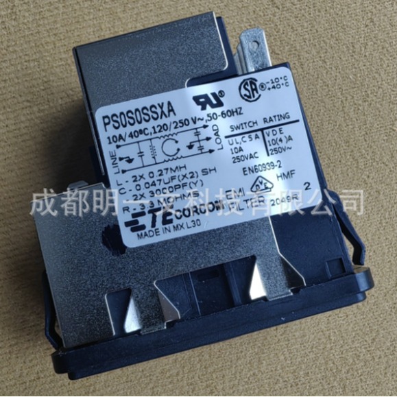 TE泰科PS0S0SSXA交流电源输入模块 10A 250V全新4-6609107-6