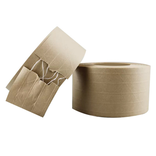 Wet water buffalo leather paper tape for art painting, writable water-based packaging, eco-friendly kraft paper clip tape wholesale