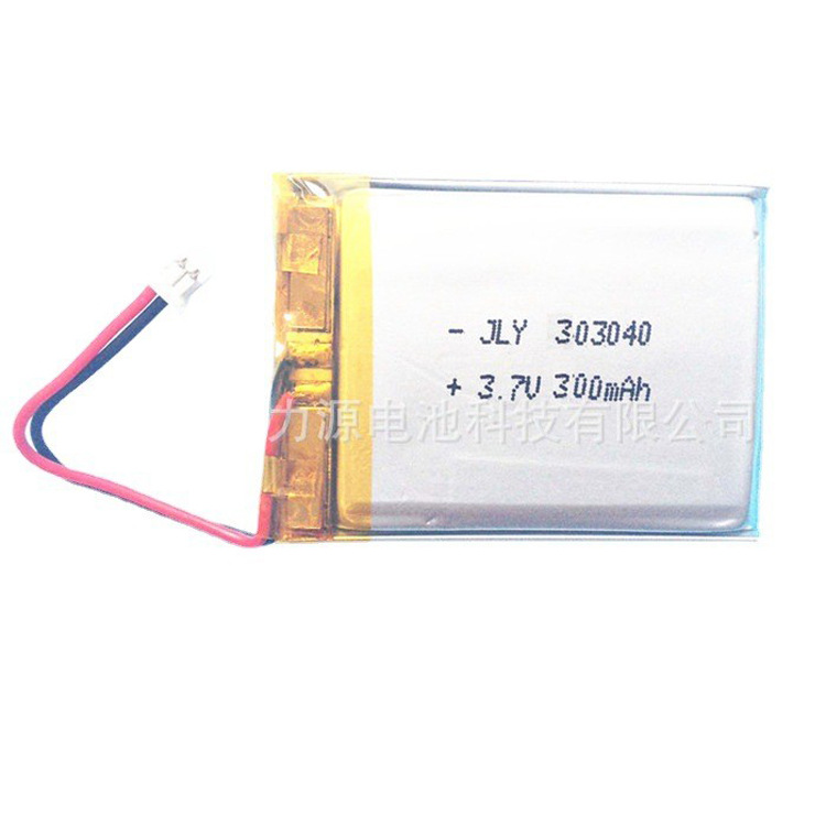 供应聚合物锂电池303040 3.7V  300mah美容仪导航仪音箱电池