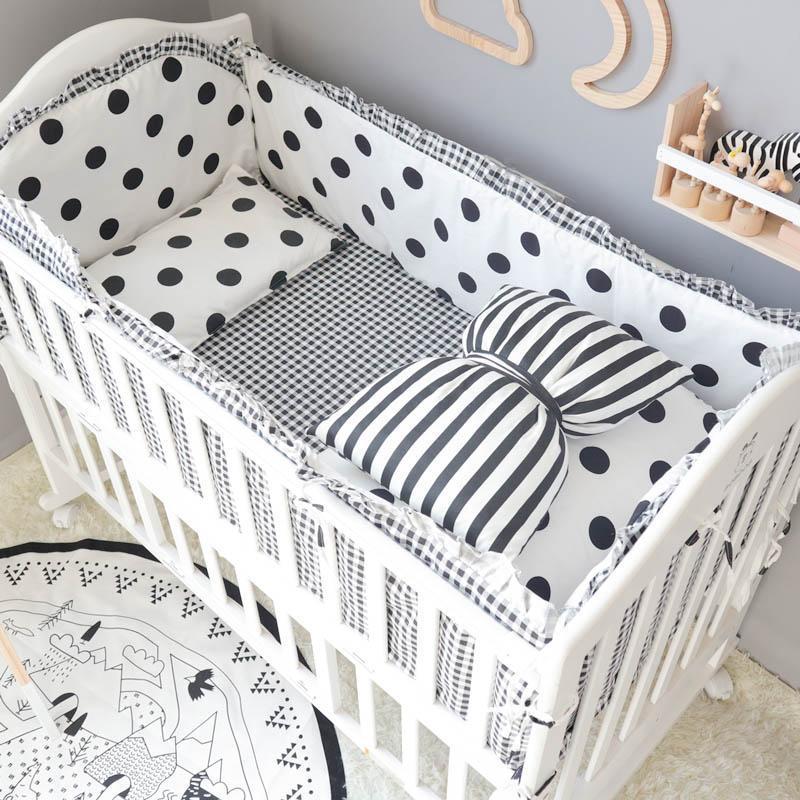 Crib Anti-collision Bed Circumference Newborn Baby Children Splicing Bed Winter Thickened Soft Bag Factory Outlet