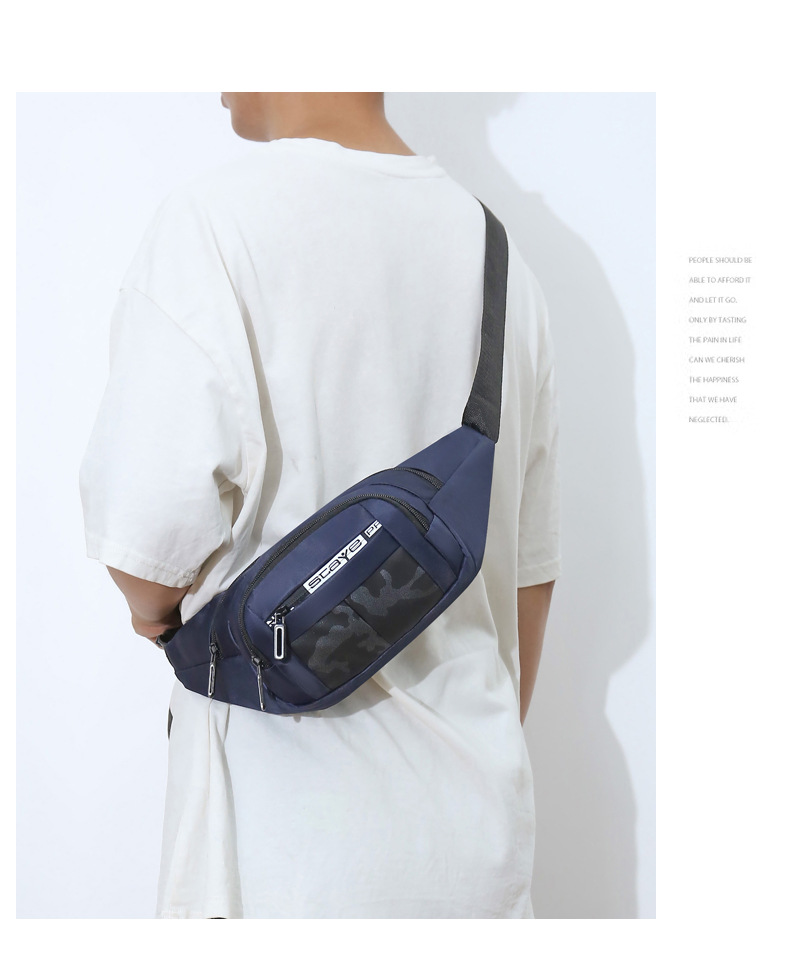 Wholesale of foreign trade waist bags, men's leather chest bags, large-capacity crossbody bags for travel, men's business outdoor mobile phone bags undefined