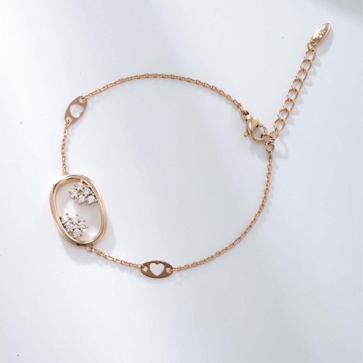 Xusing joyería simple geométrica oval pulsera de moda al por mayor joyería europea y americana personalidad nicho temperamento pulsera para mujeres
