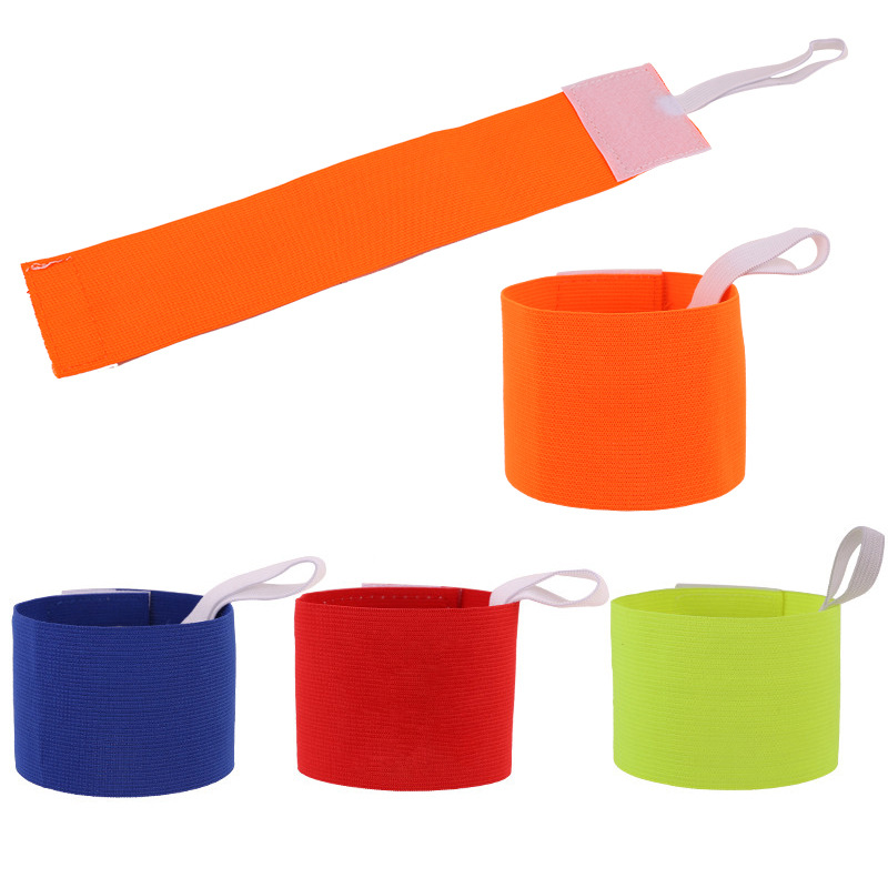 Niños adultos equipo brazalete Velcro antideslizante diseño fútbol juego de entrenamiento