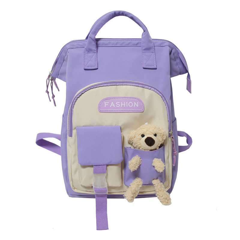 Mochila ultraligera de nailon para mujer, de gran capacidad, ideal para viajes y escuela, con estampados elegantes, duradera y resistente al agua._voghion.com