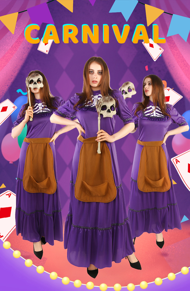 Fashion Color Block Skull Party display picture 1