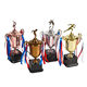 Department ribbon metal trophy basketball football match student match gold silver bronze trophy lettering printing gold