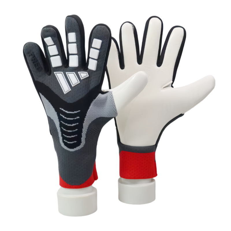 Fábrica de suministro de nuevos guantes de portero de fútbol, guantes de portero de látex gruesos, guantes transpirables para niños adultos