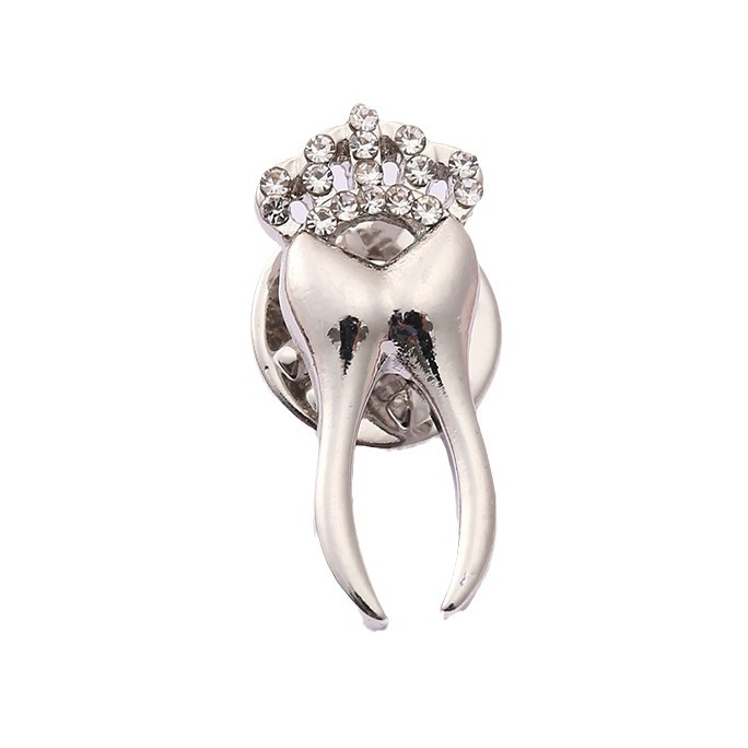 Broche Hueco de Corona Simple al Estilo Coreano para Mujer, Hebilla para Pañuelos de Seda Antitransparencia, Aleación con Estrás, Joyería de Ropa de Alta Gama, Mayorista