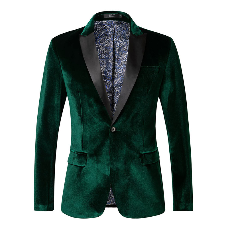 AliExpress Spring and Autumn Men's Casual Slim-fit Golden Velvet Suit Coat Small Suit Trendy Youth Dress Thin Men's Coat AliExpress Spring and Autumn Men's Casual Slim-fit Golden Velvet Suit Coat Small Suit Trendy Youth Dress Thin Men's Coat