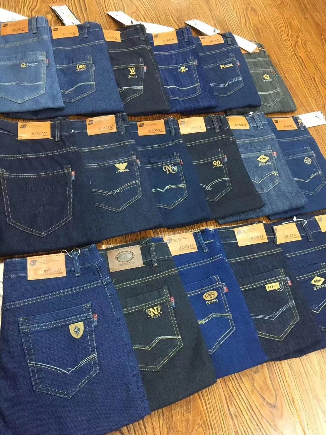 Summer denim skirt, men's shorts, trousers, loose straight fit