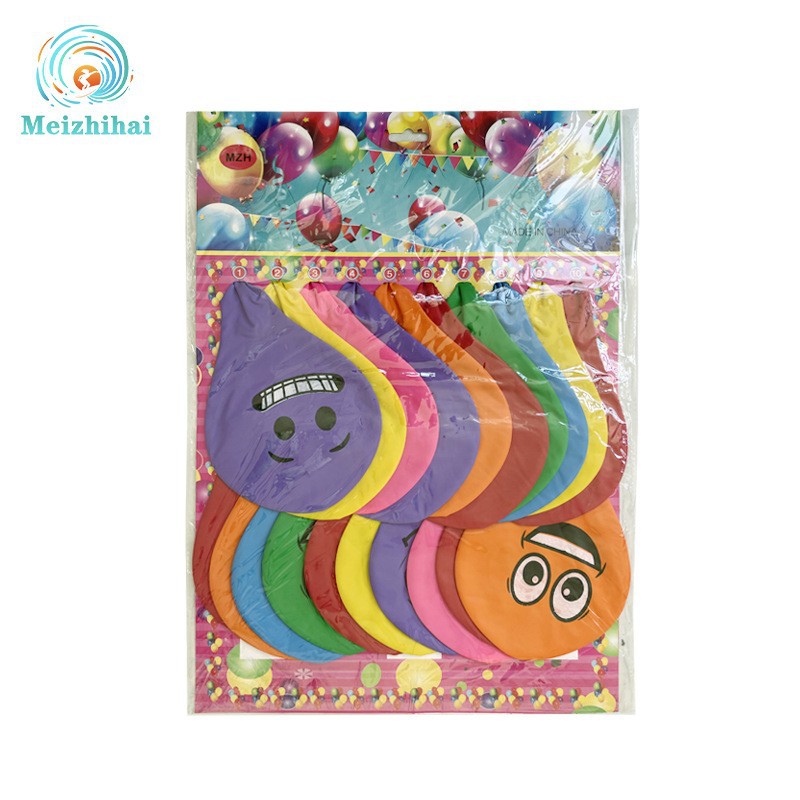 Globos de juguete para niños al por mayor tarjeta colgante paquete de tarjeta de globo