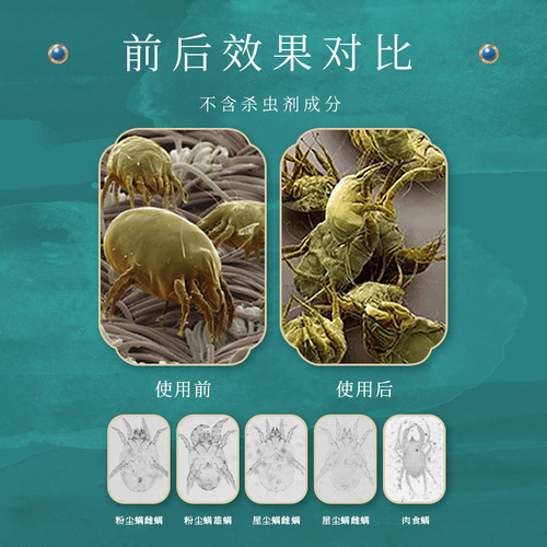 Beijing Tong Ren Tang Dust Mite Removal Pack Plant Extract Suitable for Infants and Pregnant Women Safe Dust Mite Repellent Fast Shipping