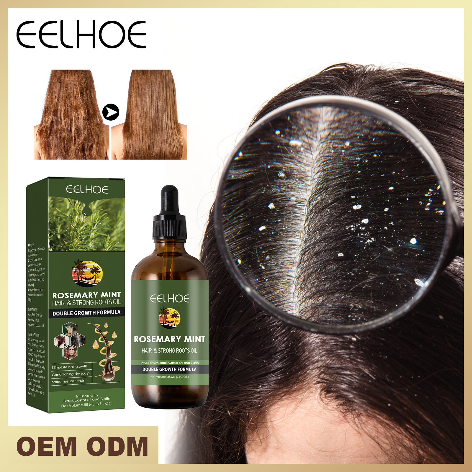 cura L'olio per capelli Beautiful allevia la secchezza, rafforza la fermezza, previene la caduta dei capelli, nutre e nutre la cura dei capelli_voghion.com