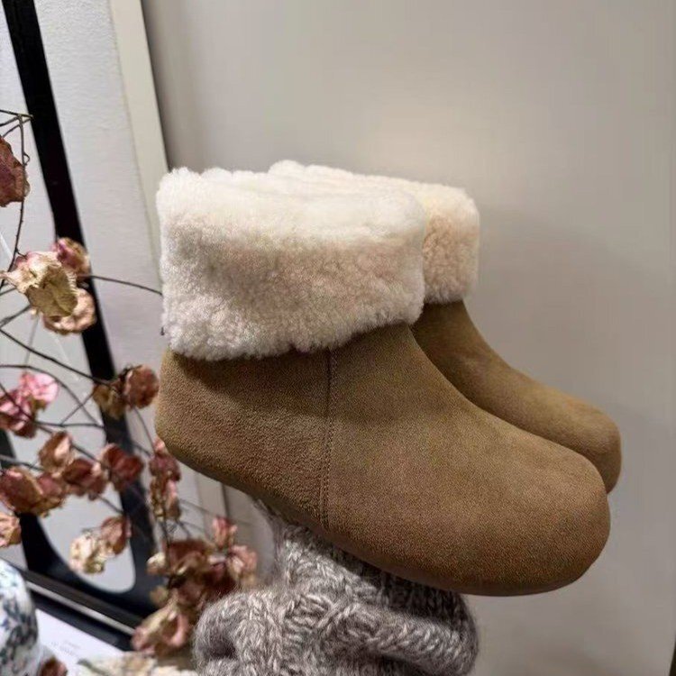 Lambskin Fleece Thick-Soled Birkenstock Snow Boots for Women 2025 Winter New Versatile Non-Slip Comfortable Warm Cotton Shoes for Women Lambskin Fleece Thick-Soled Birkenstock Snow Boots for Women 2025 Winter New Versatile Non-Slip Comfortable Warm Cotton Shoes for Women