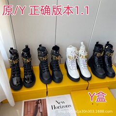 F金属字母2025年秋季新款系带显瘦牛皮机车靴英伦风厚底马丁靴女