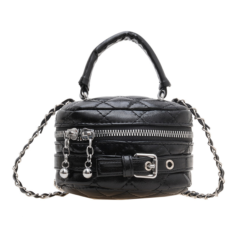 2023 Nuevo hilo bordado Chanel estilo mini bandolera de mano para niños hebilla de cinturón lápiz labial pequeño bolso de hombro al por mayor