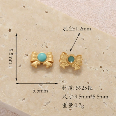 Butterfly Pendant Spacer Bead — Zərgərlik ara hissələri - t6w881