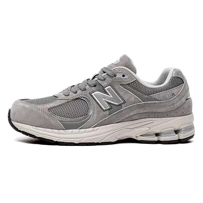 莆田ハイバージョン純正ニューバランス nb2002 オリジナルグレーレトロスエード通気性ランニングシューズお父さん靴|undefined