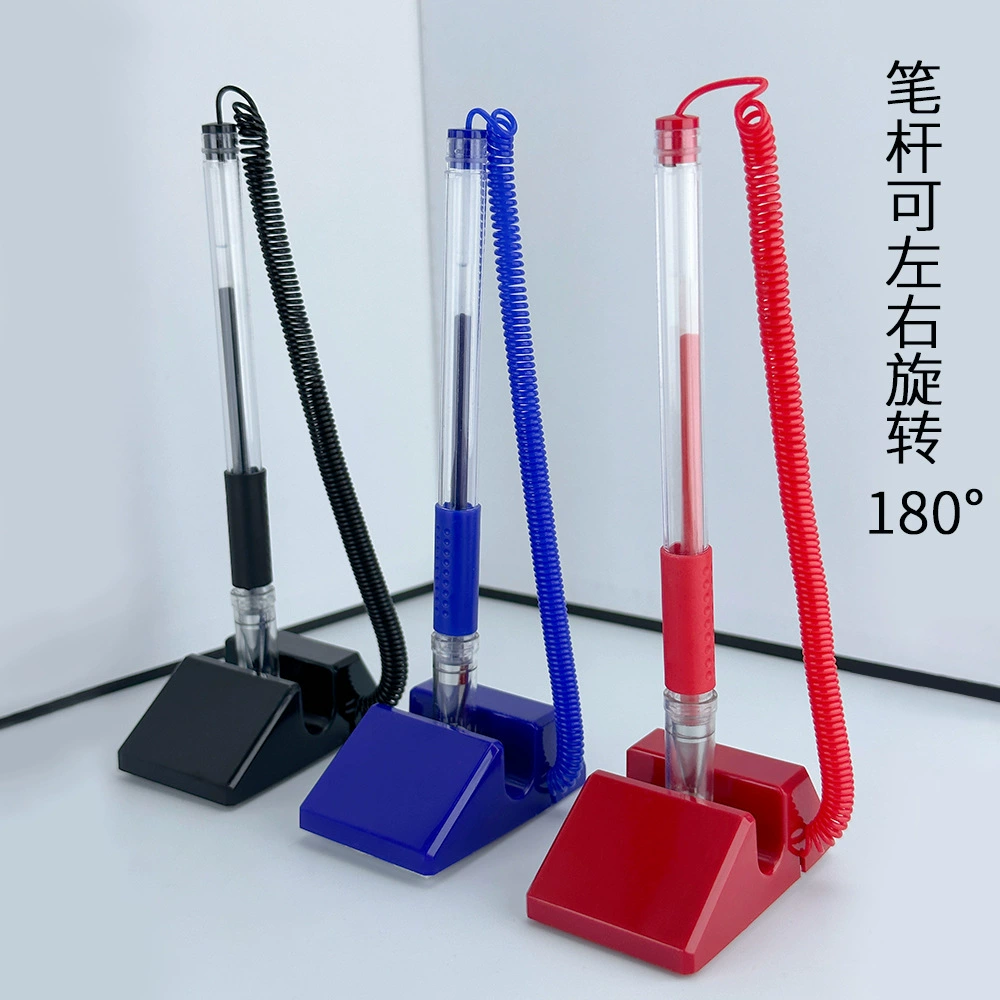 Настольная ручка с логотипом фиксированная подпись ручка банковский шкаф ручка реклама настольная наклейка гильная ручка