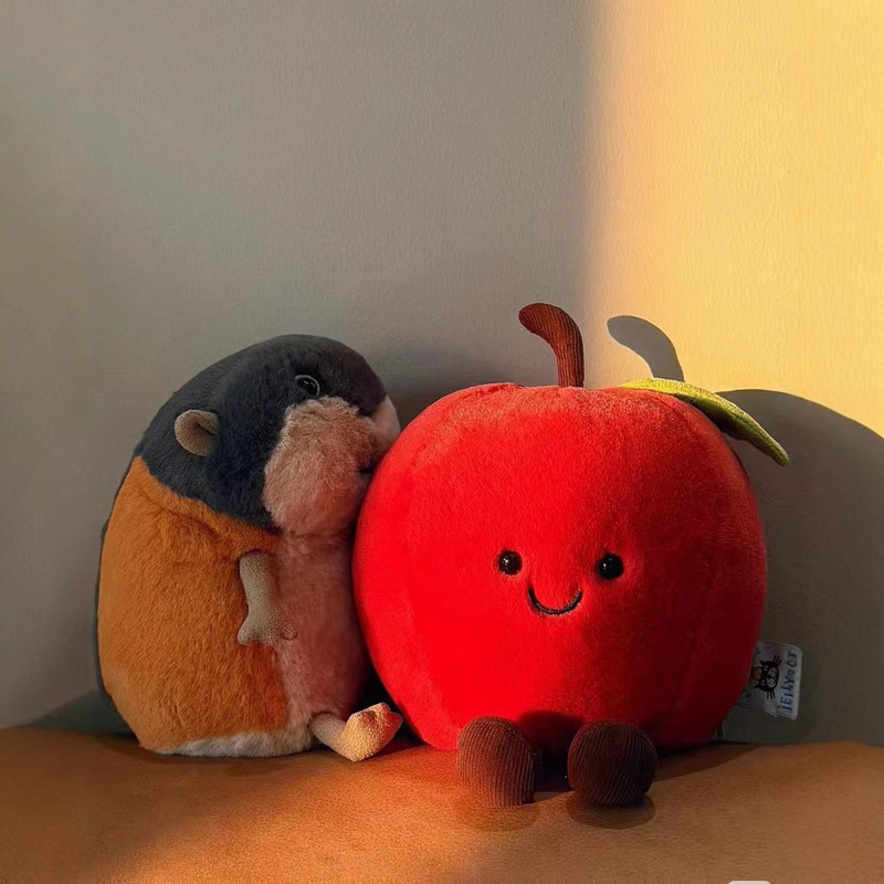英国Jellycat趣味红苹果毛绒玩偶公仔娃娃玩具礼物2025秋冬新品|undefined