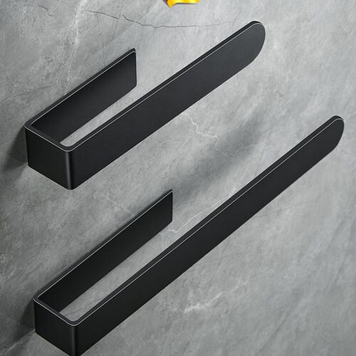 High-end square towel ring 304 stainless steel minimalist towel rack bath towel rack towel bar toilet paper holder