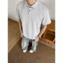 半袖跨境质感翻领t恤