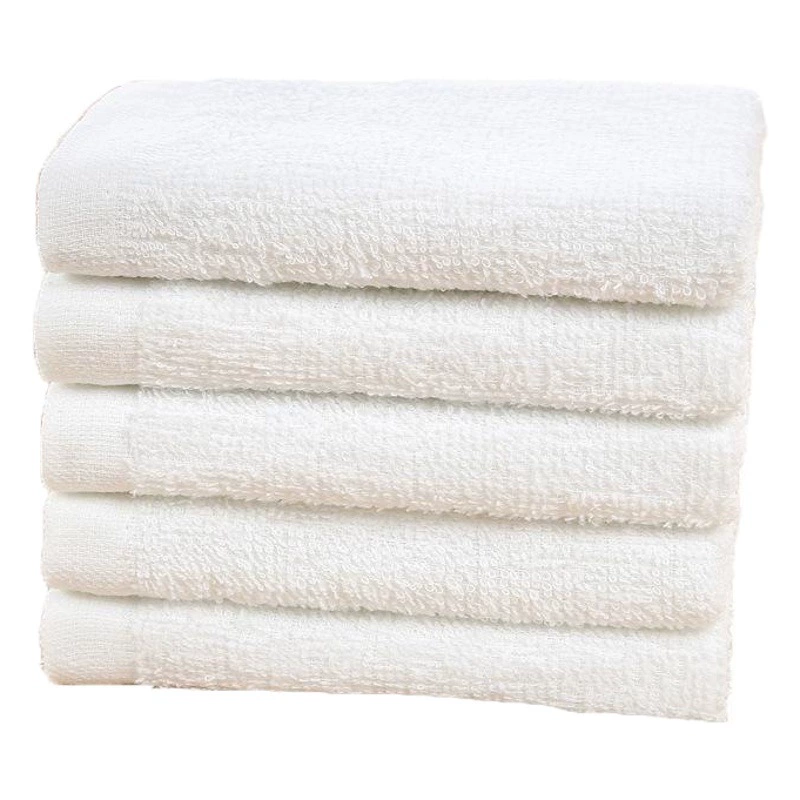 Gaoyang оптовая продажа с фабрики банное хлопковое белое полотенце отель педикюрное полотенце одноразовое мягкое впитывающее полотенце