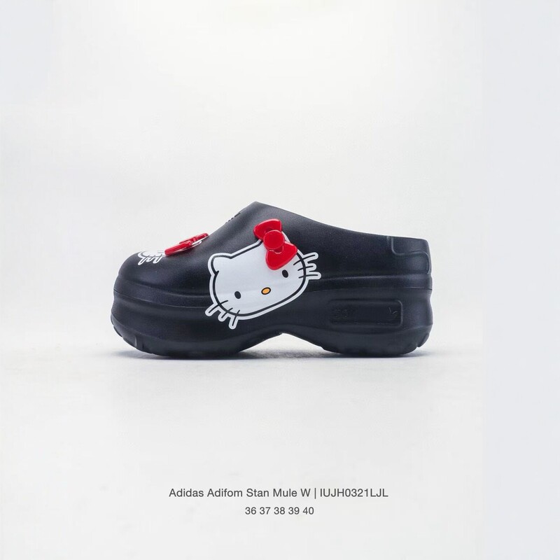 Cross-Border Putian Shoes Adidas Thick-Soled Hello Kitty Half-Slipper Women's Outdoor Non-Slip Lightweight Thick-Soled Beach Clogs Women's Shoes Cross-Border Putian Shoes Adidas Thick-Soled Hello Kitty Half-Slipper Women's Outdoor Non-Slip Lightweight Thick-Soled Beach Clogs Women's Shoes