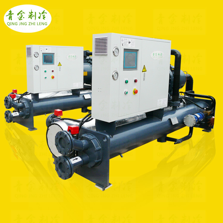 广州食品水冷螺杆式冷水机QX-350WS青金制冷品牌冷水机 全国包邮