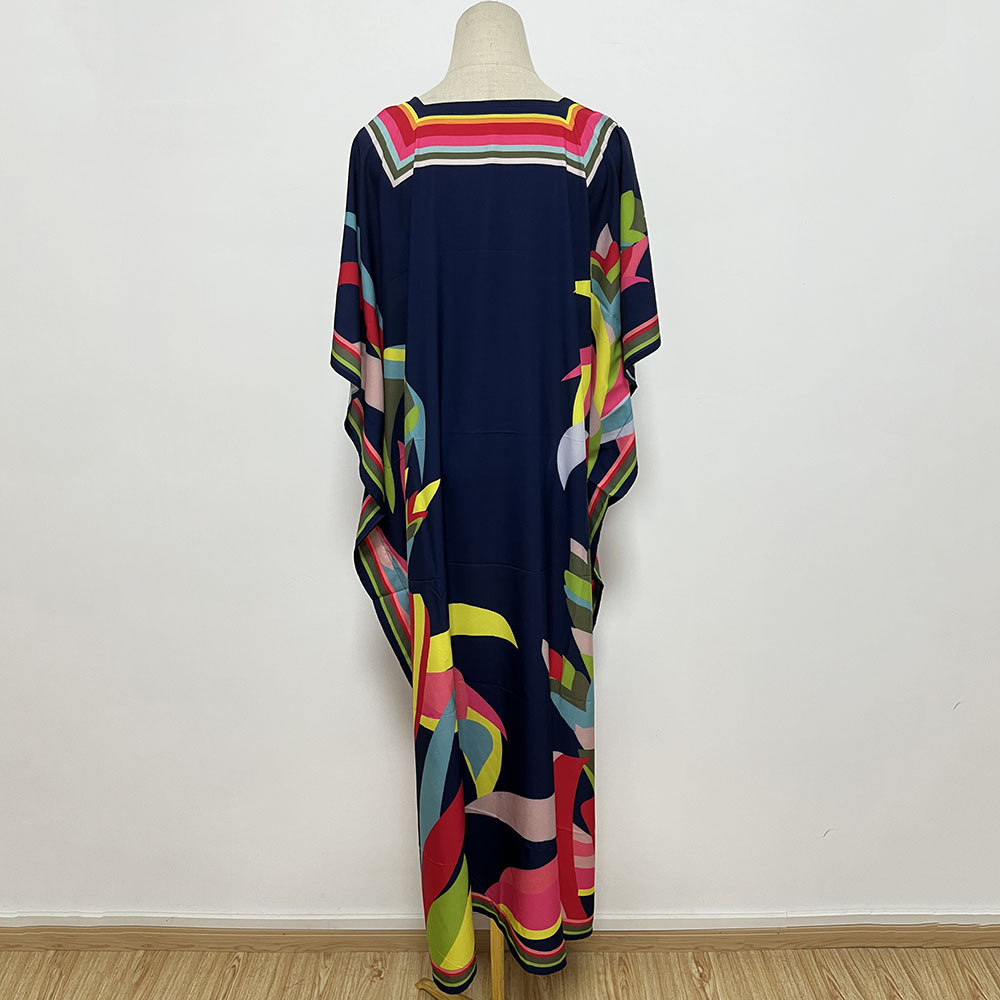 Women's Vacation Color Block Cover Ups display picture 3