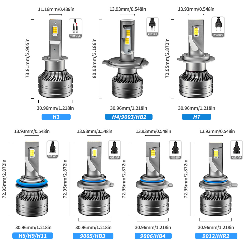 Blade Auto Led Headlight High Low