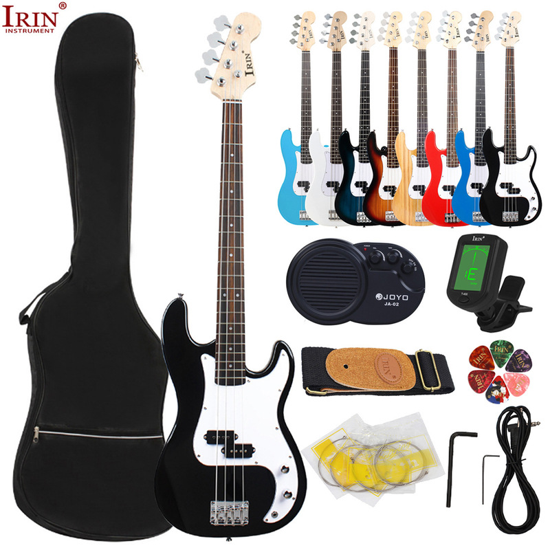 IRIN electric bass suit solid wood electric bass musical instrument four-string bass beginner ST bass guitar bass manufacturer IRIN electric bass suit solid wood electric bass musical instrument four-string bass beginner ST bass guitar bass manufacturer