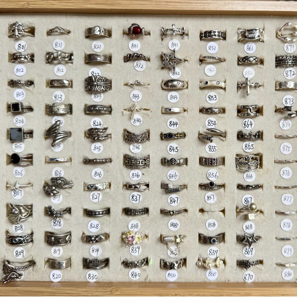 Lanzhi Ring Does Not Fade, Personalized Jewelry for Women, Simple Cross-Border Versatile Open Ring for Men